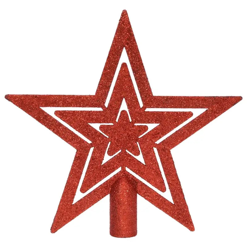 Kunststof kerstballen set voor feestelijke versiering - Rood / 1 - Decoratie voor feestdagen