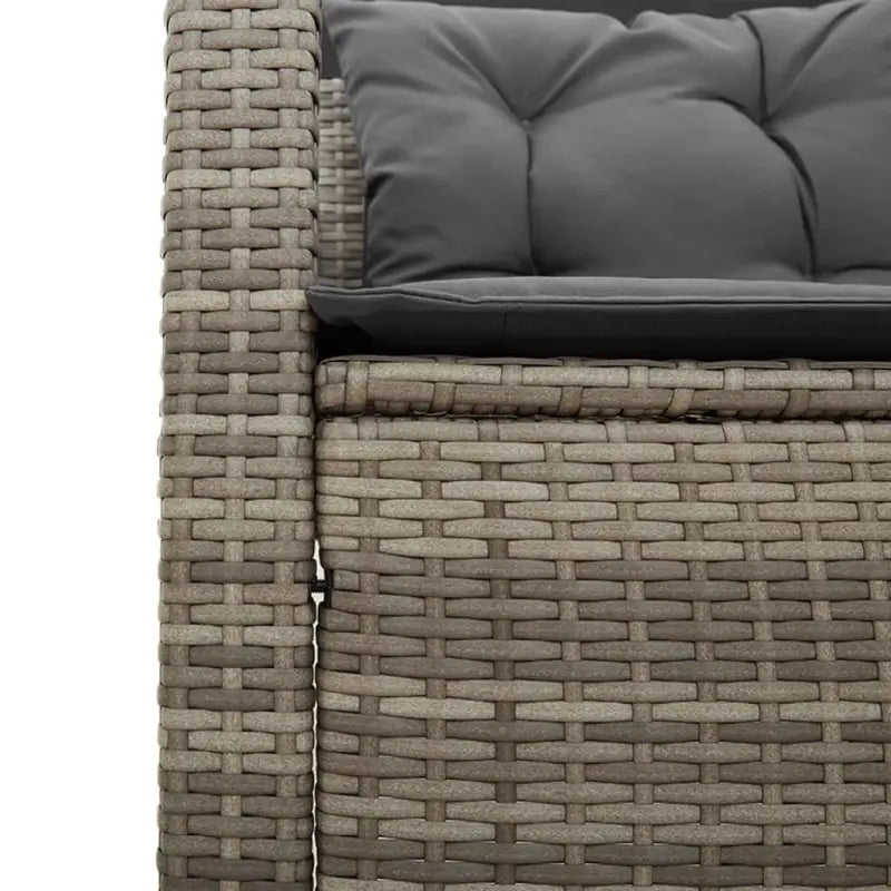 L-vormige tuinbank met poly rattan en waterdichte zak for easy cleaning - Tuinsets