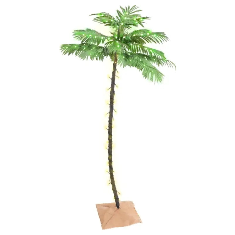 LED Kerstboom met jute stof en warme witte LED-verlichting - 180 cm / 1 - Kerstbomen
