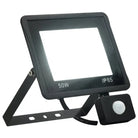 LED-spotlight met sensor voor tuin oprit en veranda - Koudwit / 1 / 50 w - Schijnwerpers & spotlights