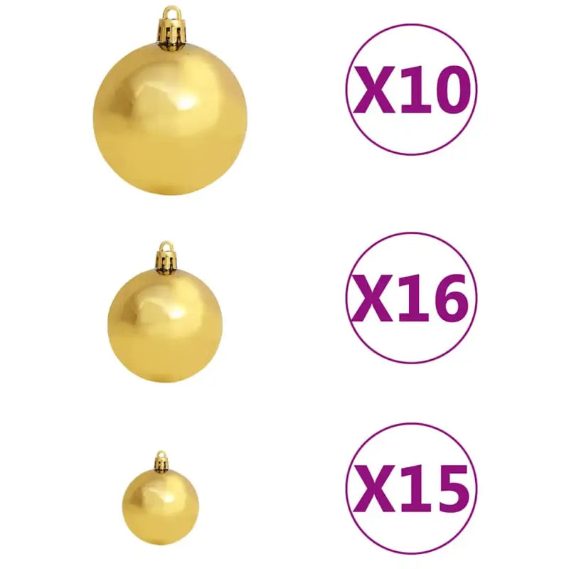 Levendige kunstkerstboom met realistische PVC takken - Kerstbomen