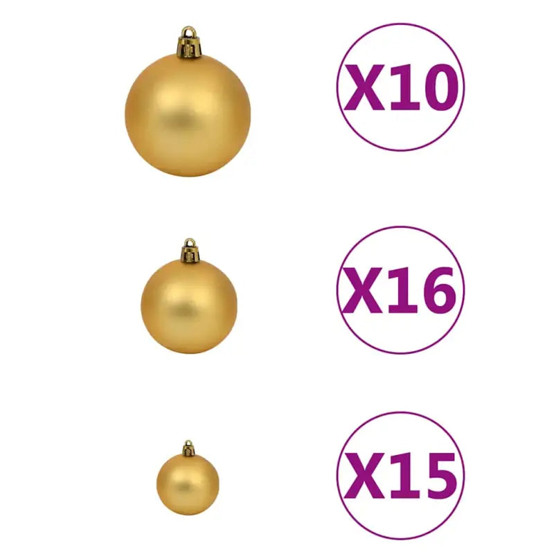 Levendige kunstkerstboom met realistische PVC takken - Kerstbomen
