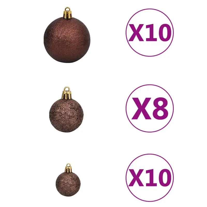 Levendige kunstkerstboom met realistische PVC takken - Kerstbomen