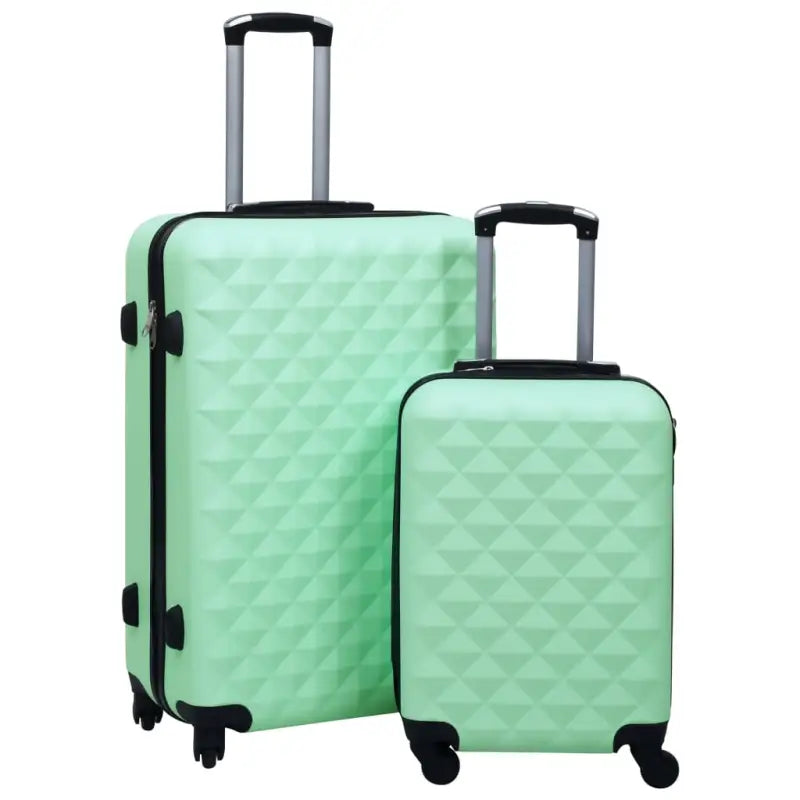 Levering bevat stevige ABS koffer set voor reizen en vakanties - Mintgroen / 1 / 4 - Koffers