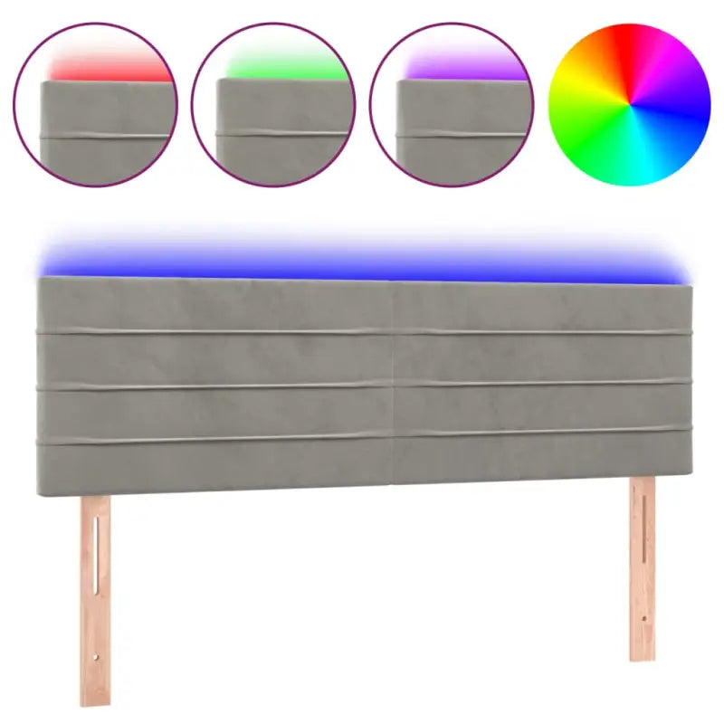Lichtgevend hoofdbord en voetbord voor een moderne slaapkamer - Hoofdborden en voetborden