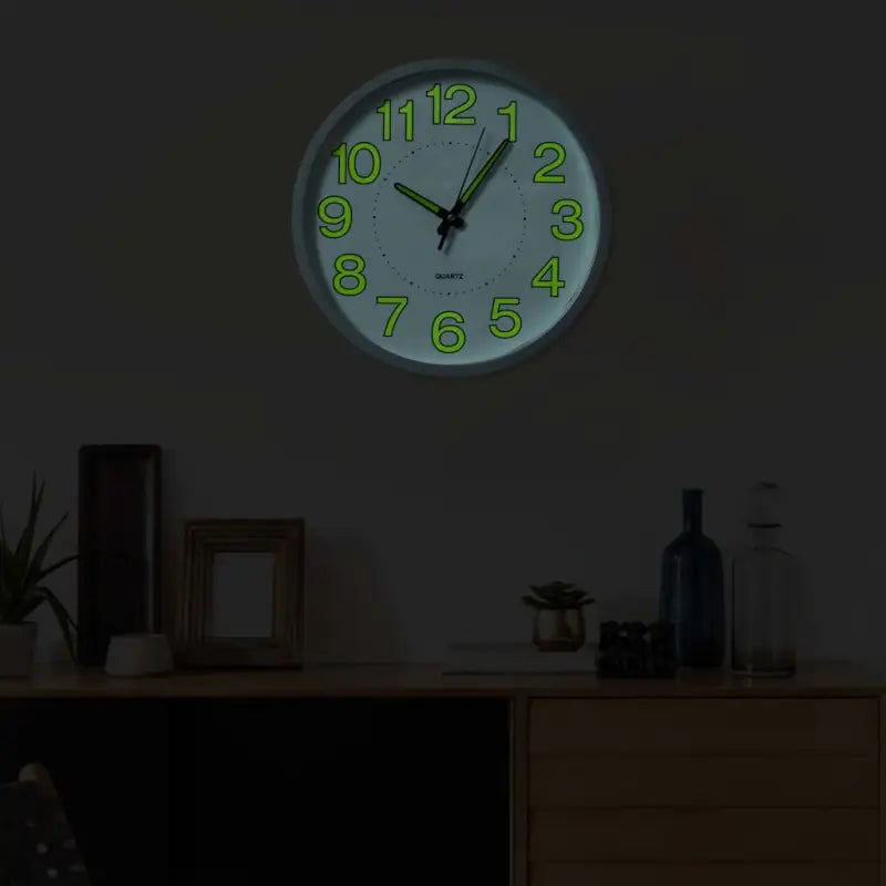 Lichtgevende wandklok met gemakkelijk schoon te maken PP-constructie - Wandklokken