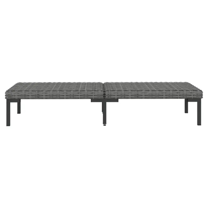 Lichtgewicht loungeset met halfrond PE-rattan en comfortabele afmetingen - Tuinsets