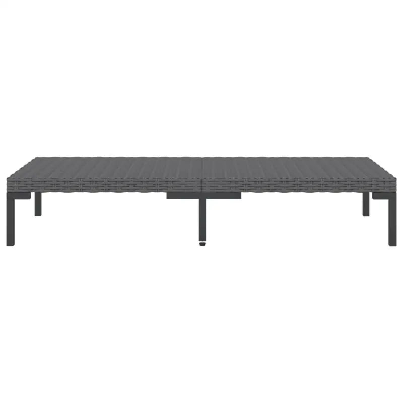 Lichtgewicht loungeset met halfrond PE-rattan en comfortabele afmetingen - Tuinsets
