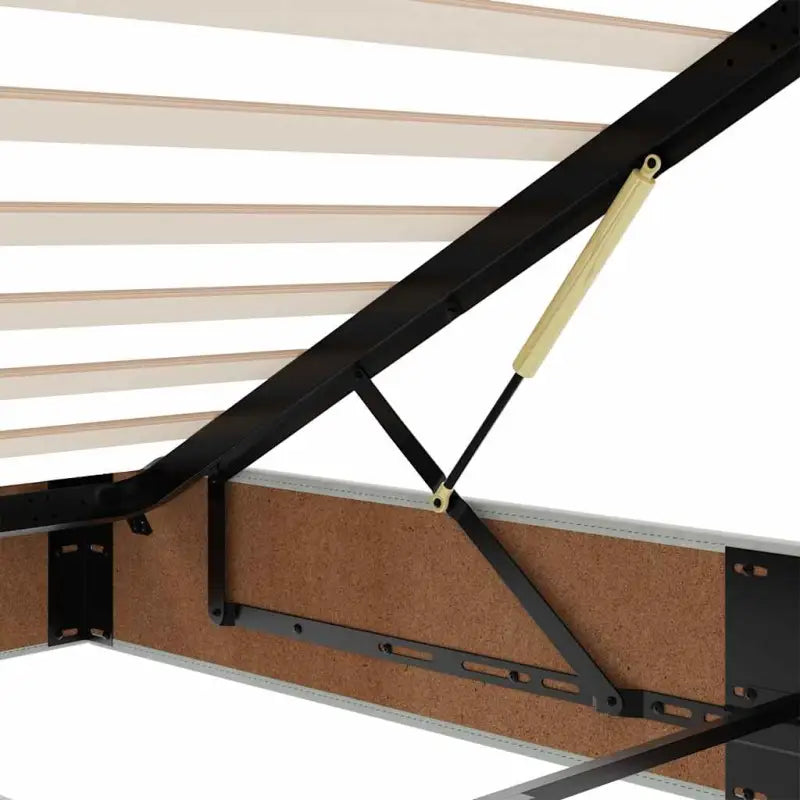 Lichtgrijs Ottomaanse Bed met Ruime Opbergruimte en Comfortabel Vulling - Bedden & bedframes
