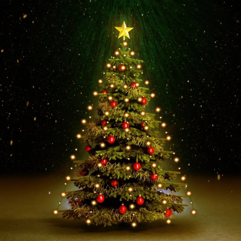 Lichtslangen voor zowel binnen als kerstboom versiering met energiezuinige LED’s - Warmwit / 150 cm / 1 - Lichtslangen