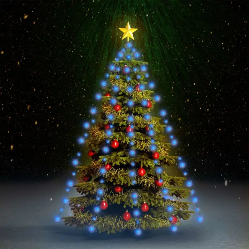 Lichtslangen voor zowel binnen als kerstboom versiering met energiezuinige LED’s - Blauw / 210 cm / 1 - Lichtslangen