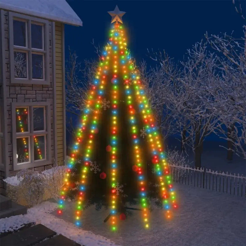 Lichtslangen voor zowel binnen als kerstboom versiering met energiezuinige LED’s - Multikleur / 500 cm / 1