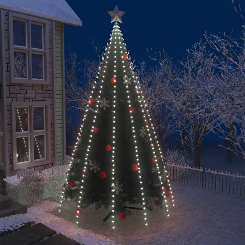 Lichtslangen voor zowel binnen als kerstboom versiering met energiezuinige LED’s - Koudwit / 500 cm / 1 - Lichtslangen