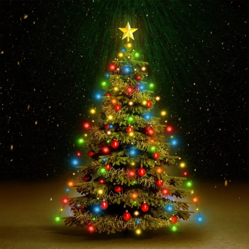 Lichtslangen voor zowel binnen als kerstboom versiering met energiezuinige LED’s - Multikleur / 180 cm / 1