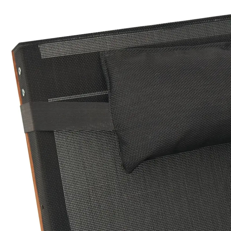 Ligstoel met verstelbare rugleuning en massief populierenhout ontwerp - Grijs / 1 - Ligstoelen