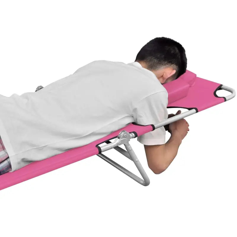 Ligstoel met verstelbare rugleuning en zacht hoofdkussen voor ultiem comfort - Ligstoelen