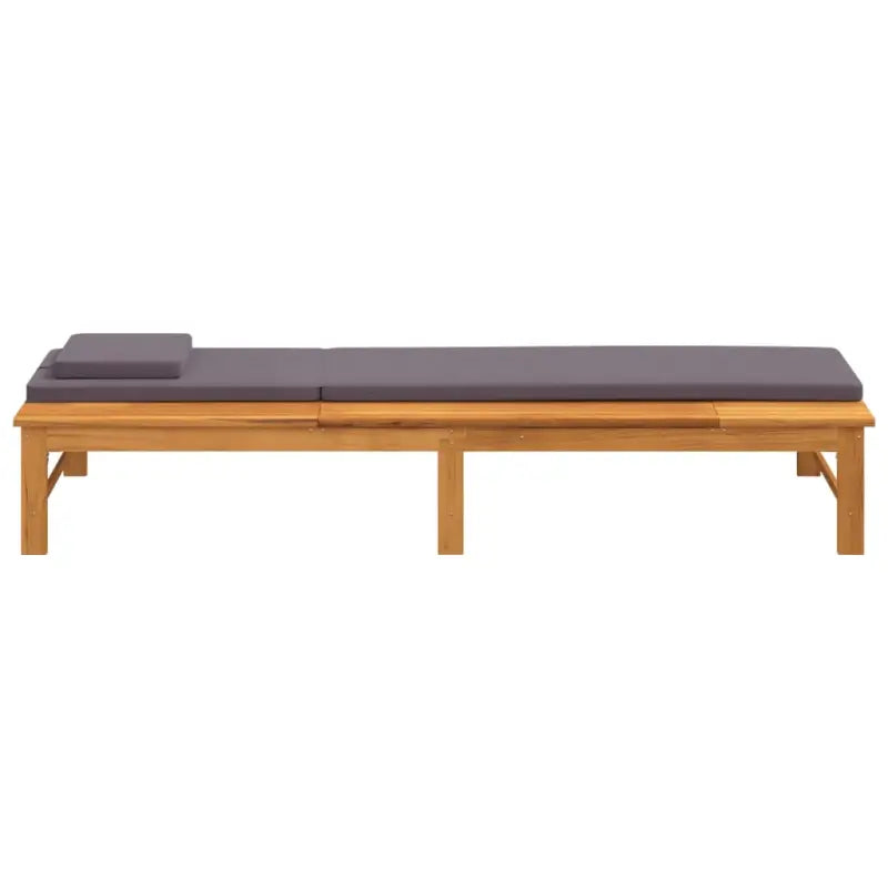 Ligstoel van massief acaciahout met verstelbare rugleuning - Ligstoelen