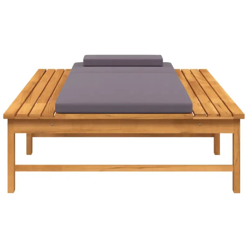 Ligstoel van massief acaciahout met verstelbare rugleuning - Ligstoelen