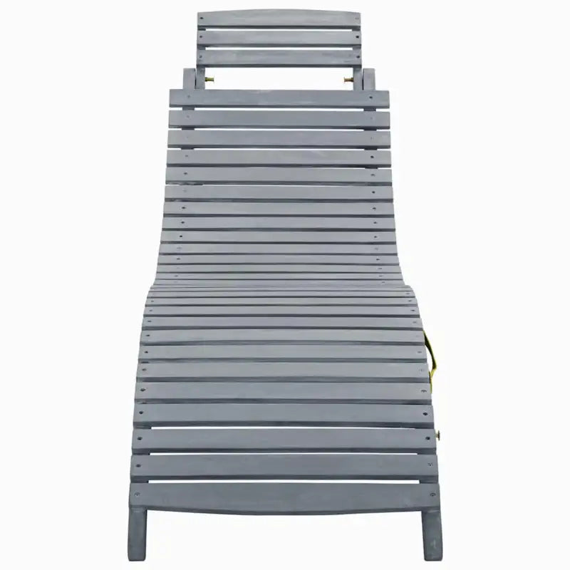Ligstoel van massief acaciahout voor ultiem ontspanning op tuin of terras - Ligstoelen