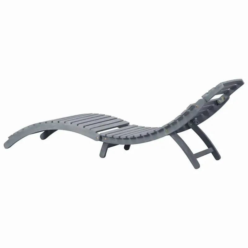 Ligstoel van massief acaciahout voor ultiem ontspanning op tuin of terras - Ligstoelen