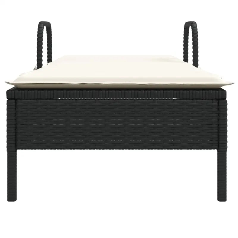 Ligstoel van poly rattan voor een comfortabele zitervaring met wasbare hoes - Ligstoelen