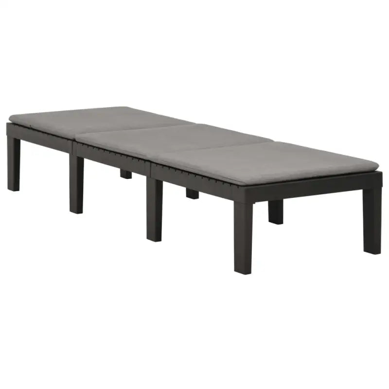 Ligstoel voor tuin of terras met kunststof en gemakkelijk schoon te maken - Ligstoelen