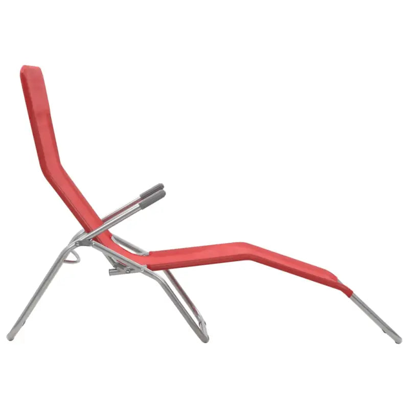 Ligstoelen met gepoedercoat staal levering bevat voor tuin en strand - Ligstoelen