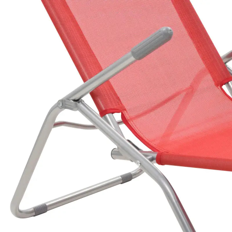 Ligstoelen met gepoedercoat staal levering bevat voor tuin en strand - Ligstoelen