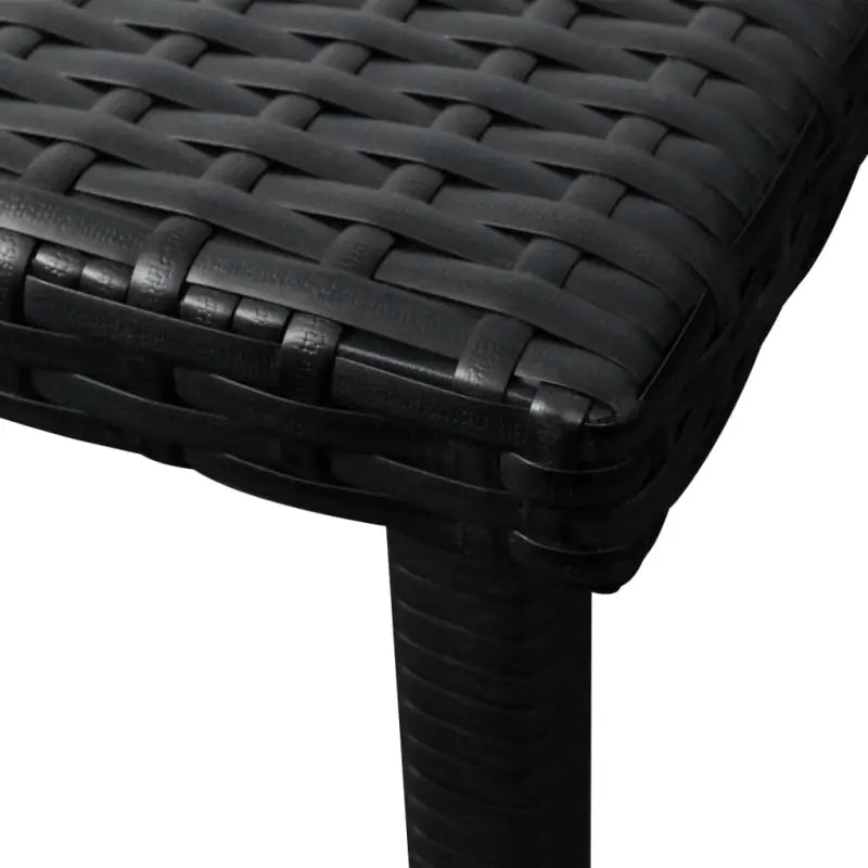 Ligstoelen met gepoedercoat stalen frame voor tuin en strand - Zwart / 5 / Ja - Ligstoelen