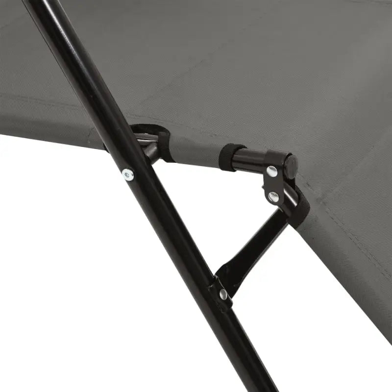 Ligstoelen met polyester stof en gepoedercoat staal voor buitengebruik - Ligstoelen