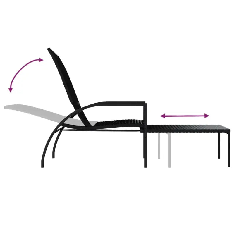 Ligstoelen met Polyetheen Rattan voor ultiem tuincomfort - Ligstoelen