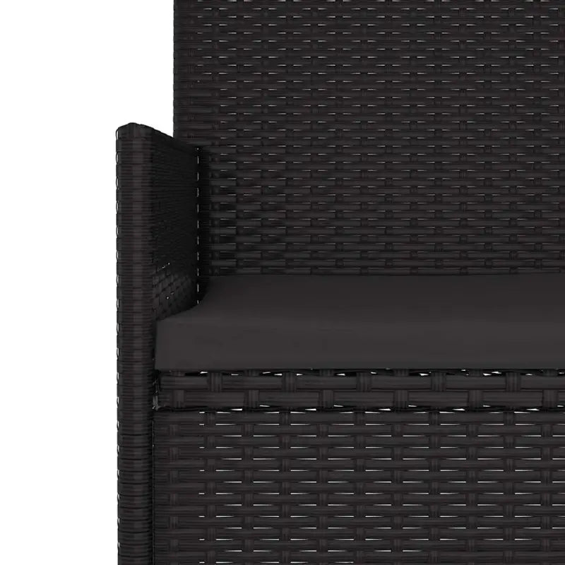 Loun Average set van gepoedercoat staal voor tuin of terras - Tuinsets