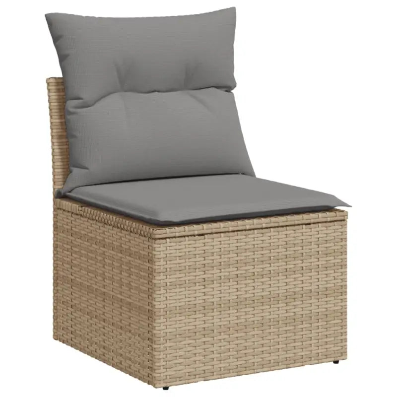 Lounge tuinset in gemengd beige materiaal voor buitenplezier - Tuinsets