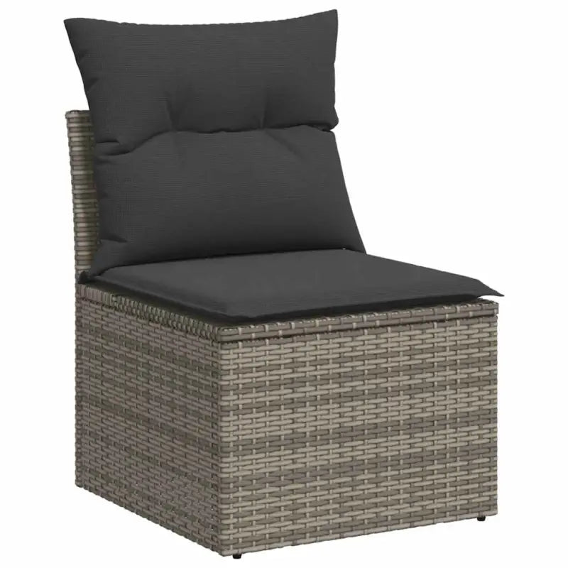 Lounge tuinset in grijs materiaal met waterdichte tas en gepoedercoat staal - Tuinsets