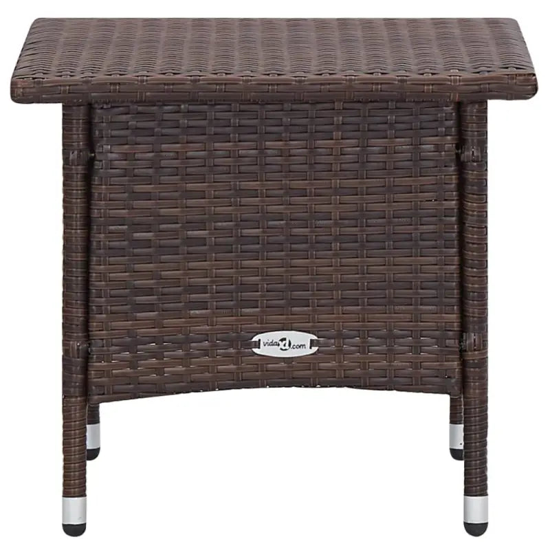 Lounge tuinset met stalen frame en PE-rattan voor een ontspannen buitenruimte - Bruin - Tuinsets