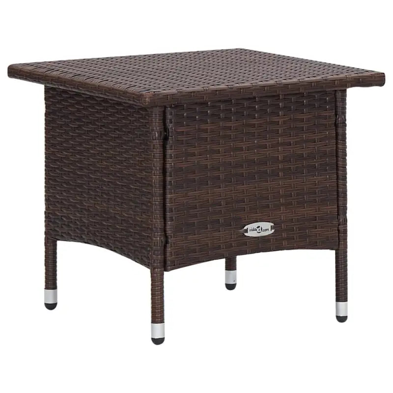 Lounge tuinset met stalen frame en PE-rattan voor een ontspannen buitenruimte - Bruin - Tuinsets