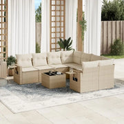 Lounge Tuinset met Waterdichte Tas en Beige Material van Gepoedercoat Staal - Tuinsets