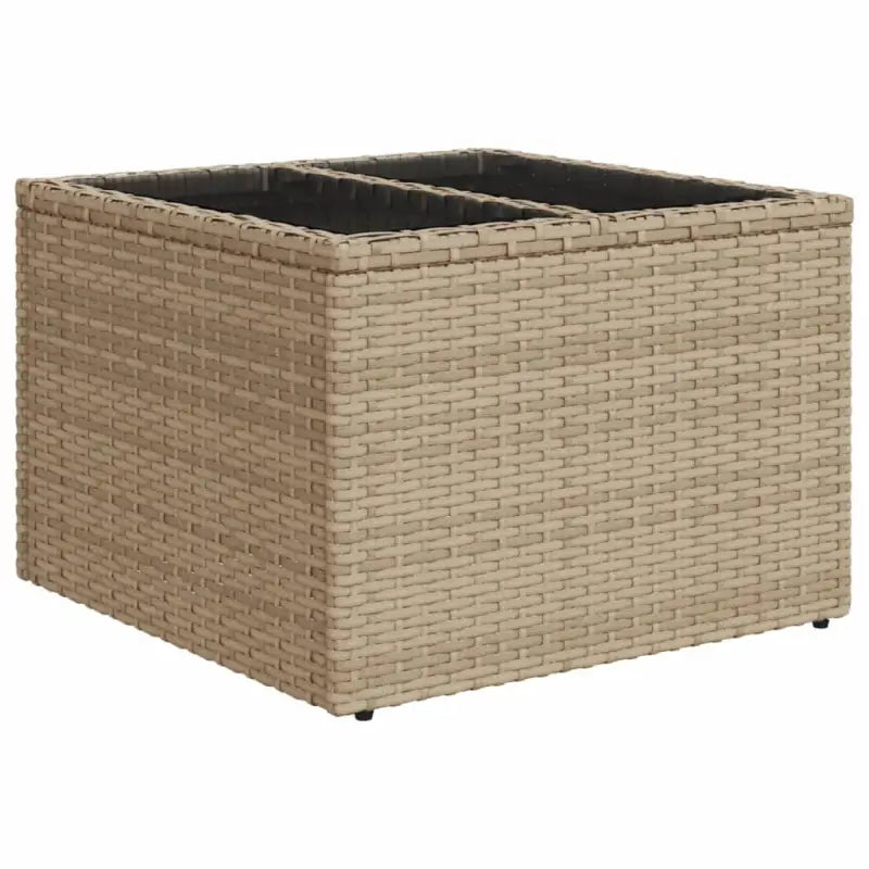 Lounge Tuinset van beige materiaal en gepoedercoat staal met perfecte afmetingen - Tuinsets