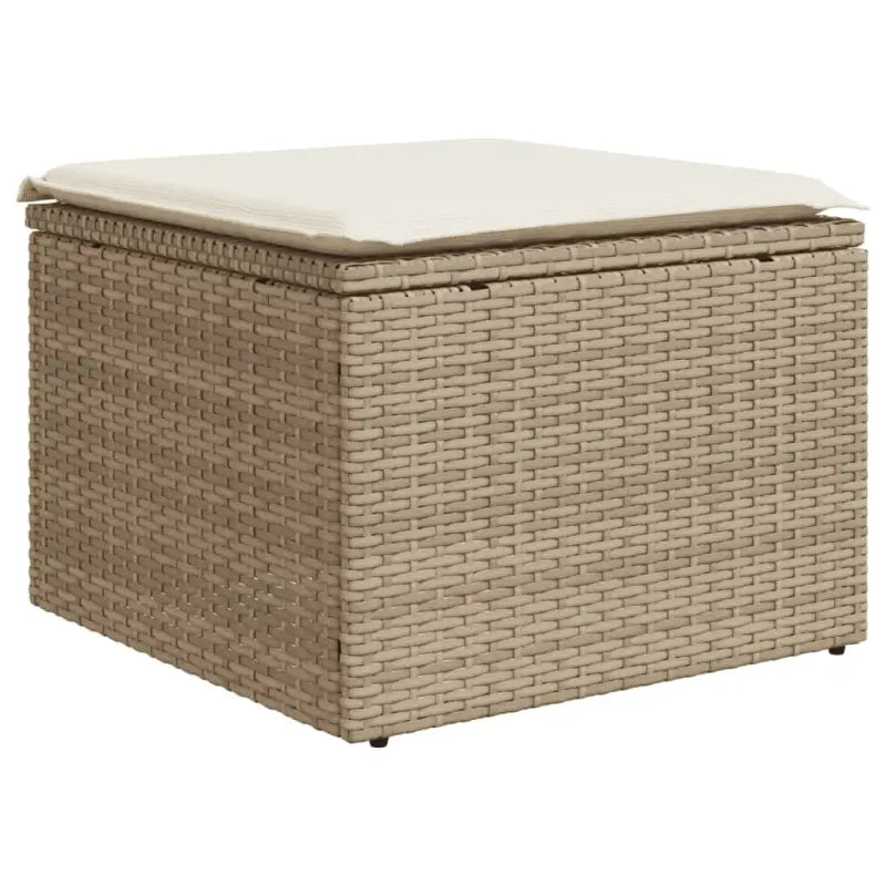 Lounge Tuinset van beige materiaal met gepoedercoat staal afmetingen - Tuinsets