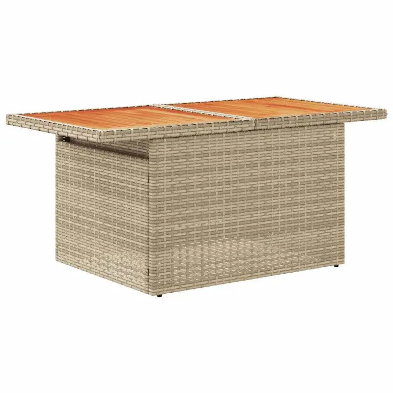 Lounge tuinset van beige materiaal met gepoedercoat staal afmetingen - Tuinsets