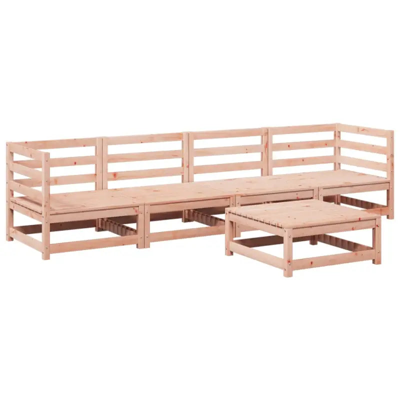Lounge tuinset van massief Douglas vurenhout voor buiten ontspanning - Tuinsets