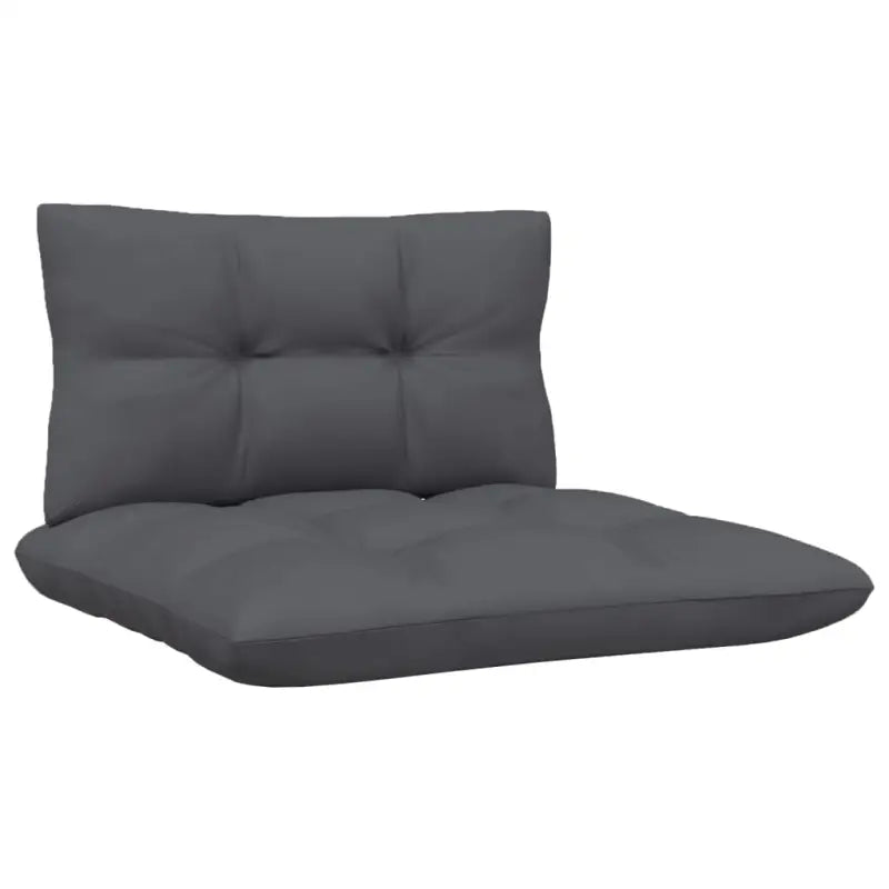 Lounge tuinset van massief grenenhout met voetenbank en rug- zijkussen - Tuinsets