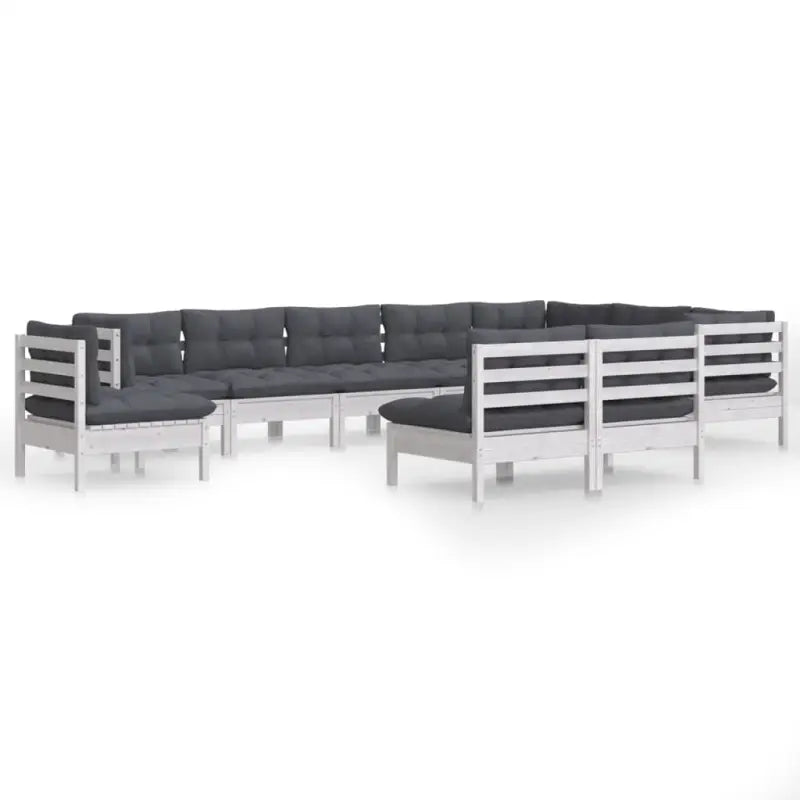 Lounge Tuinset van Massief Grenenhout voor Ontspanning en Gezelligheid - Tuinsets