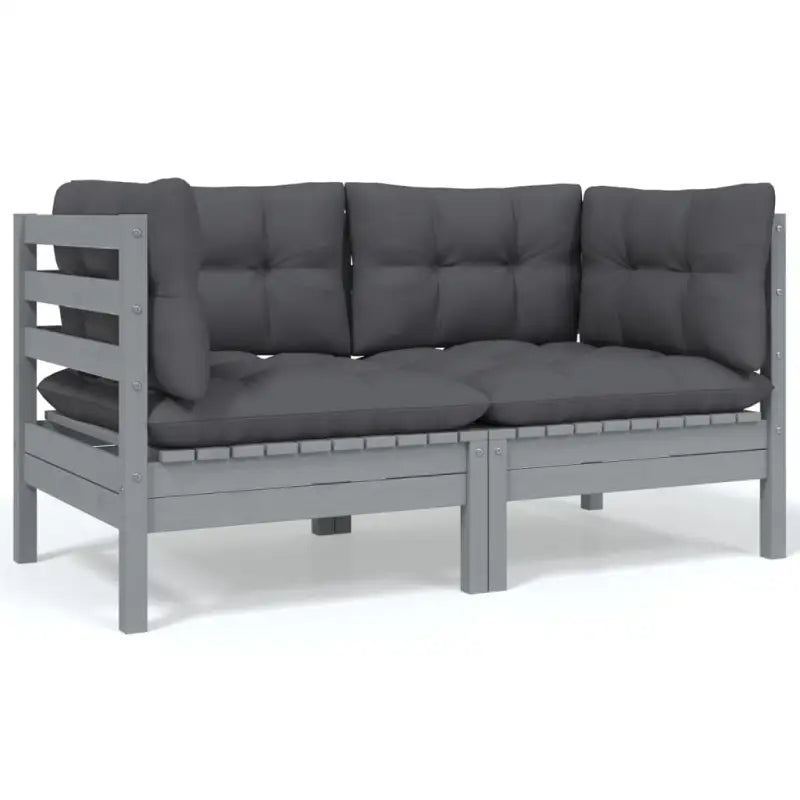 Lounge tuinset van massief grenenhout voor ontspanning en gezelligheid - Tuinsets