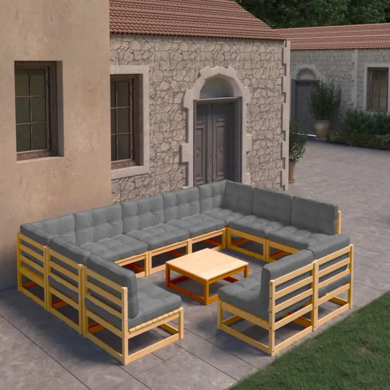 Lounge Tuinset voor Ontspanning en Gezelligheid - Naturel / Ja - Tuinsets