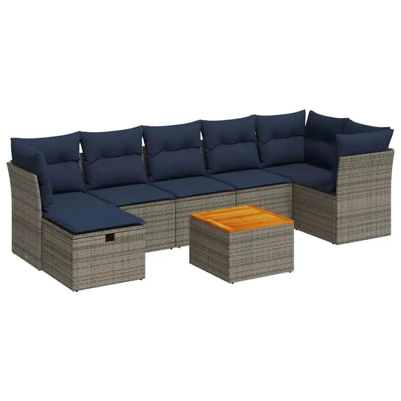 Lounge tuinsets van gepoedercoat staal voor comfortabel buiten genieten - Grijs - Tuinsets