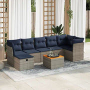 Lounge tuinsets van gepoedercoat staal voor comfortabel buiten genieten - Grijs - Tuinsets