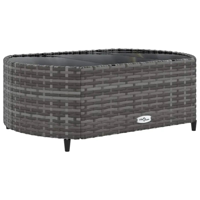 Lounge tuinstoelen set met grijs materiaal en gepoedercoat staal - Tuinsets