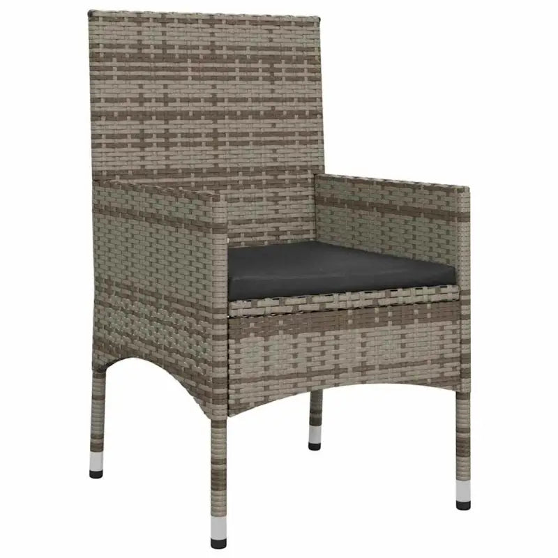 Loungebank met poly rattan en gepoedercoat staal voor in de tuin - Tuinsets
