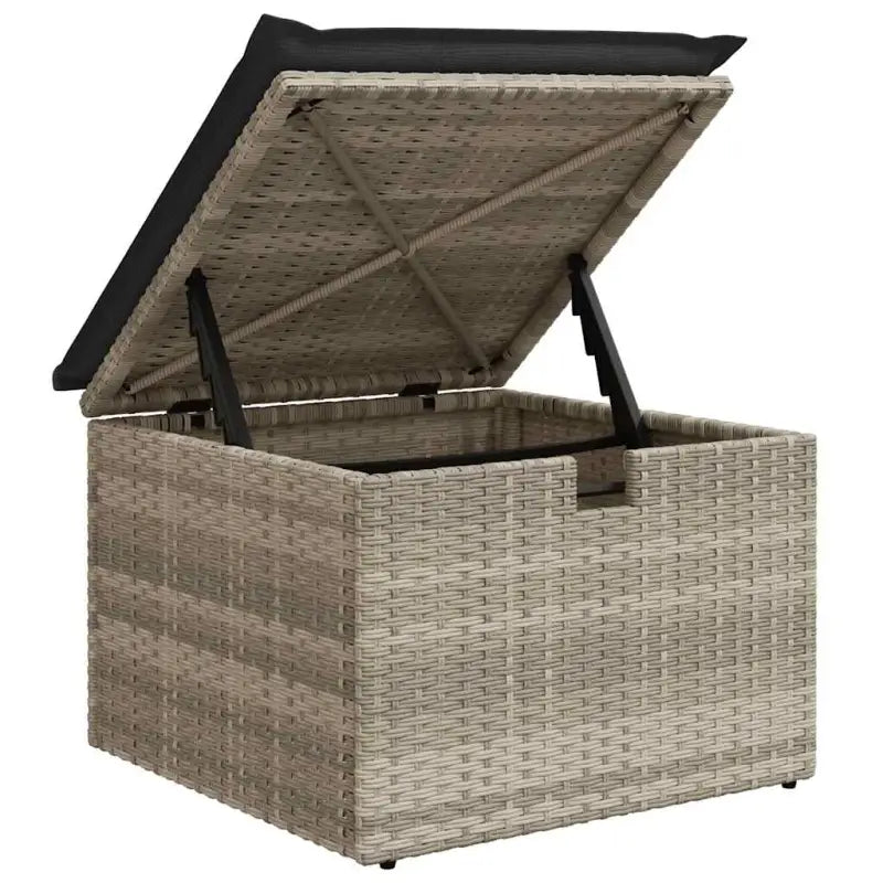 Loungebank tuinset van gepoedercoat staal met waterdichte tas - Tuinsets